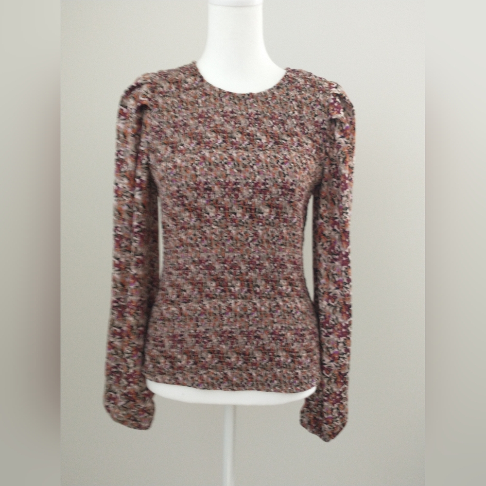 Evereve Margaret Floral Long Sleeve Women's Top S